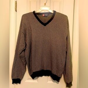 Chaps Ralph Lauren herringbone pullover sweater, XL